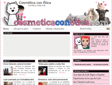 Tablet Screenshot of cosmeticaconetica.com